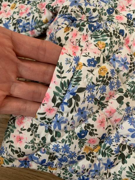 Prechodná vetrovka kvetovany, marks & spencer,68