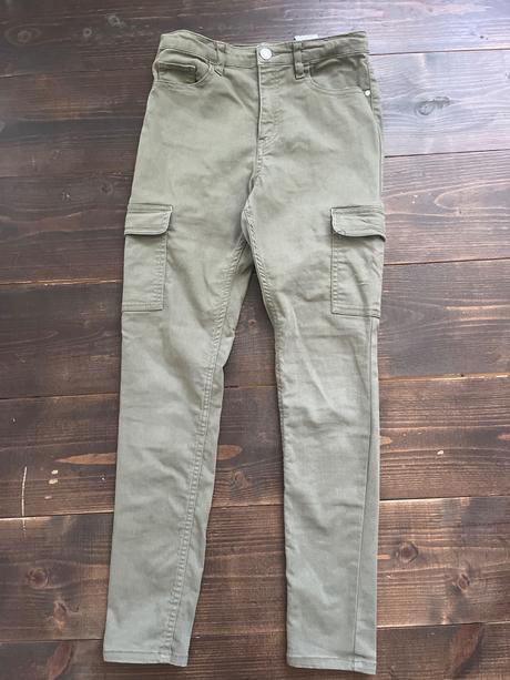 Tenké cargo nohavice 152, h&m,152