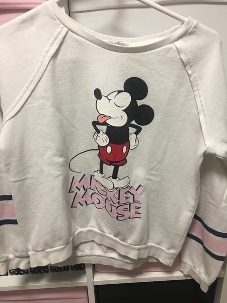 Mickey mouse mikina, h&m,146
