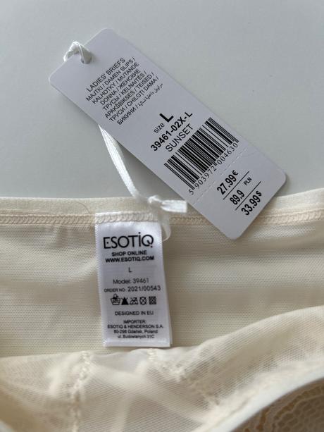 Luxusné čipkové nohavičky esotiq, l / m