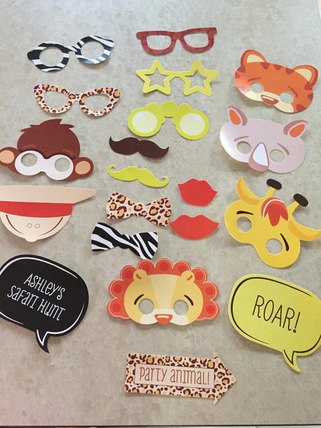 Rekvizity na detskú oslavu - zvieratká, 