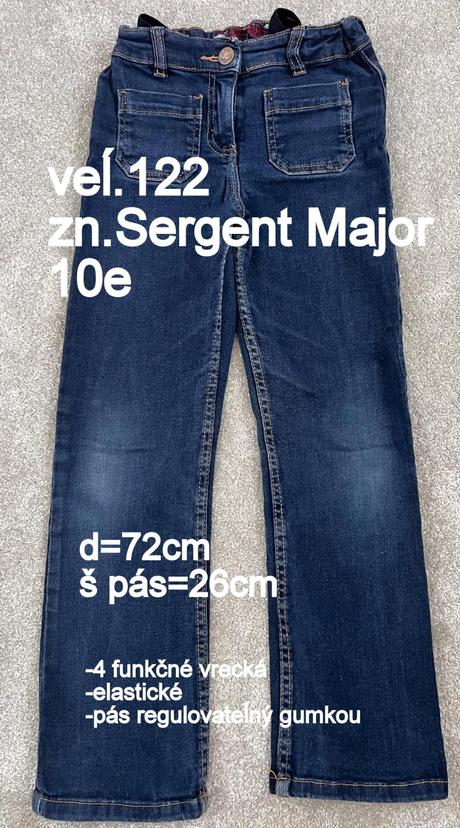 Rifle dievčenské veĺ.122, zn.sergent major, sergent major,122