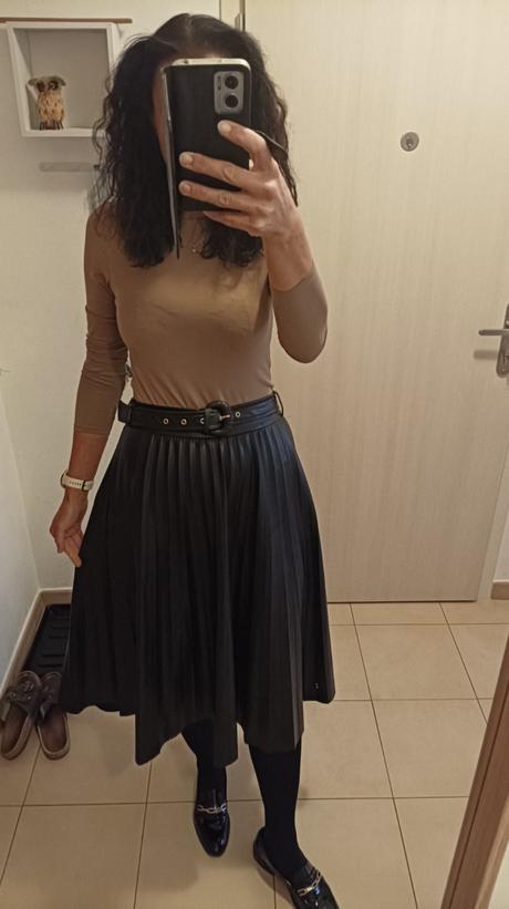 Krásna tepla koženková sukňa zara, zara,m