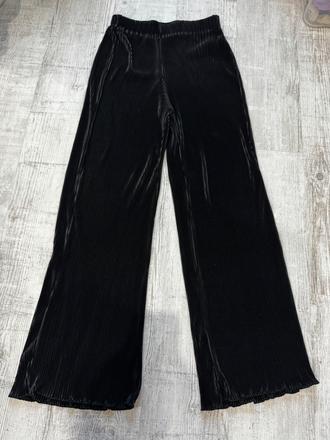 Zvonové nohavice čierne m, m