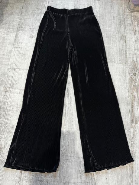 Zvonové nohavice čierne m, m