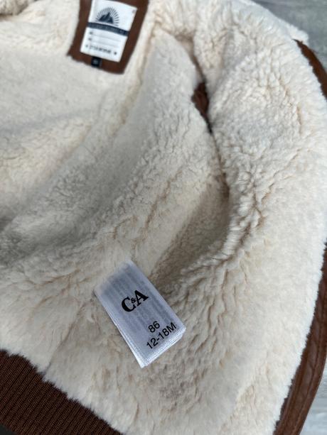 Chlapcenska zateplena bunda velkost 86, c&a,86