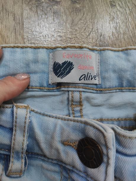 Bledo modré rifle , veľ.134/140, alive,140