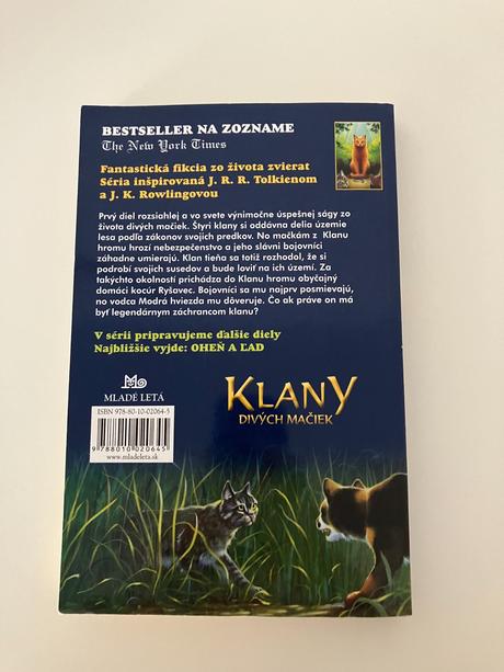 Kniha - klany divých mačiek - v divočine 1.diel,