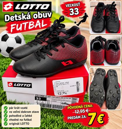 Lotto futbalová obuv, lotto,33