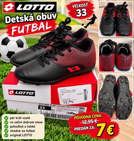 Lotto futbalová obuv, lotto,33