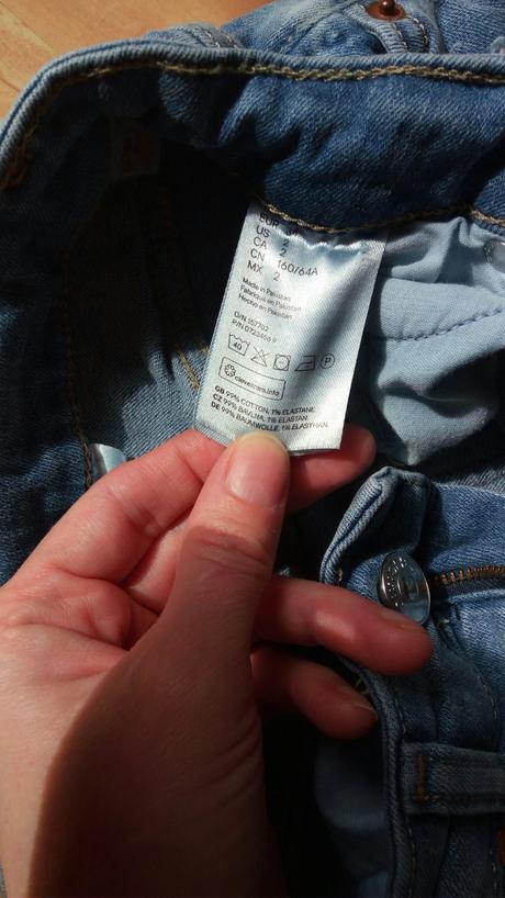 Riflové kraťasy, h&m,128