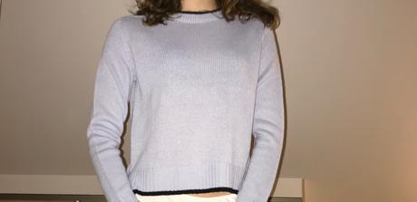 Kratší svetrík, h&m,xs