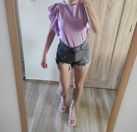 Tričko s volánmi, xs