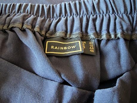 Tmavomodré nohavice rainbow, bonprix,xl