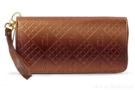 Dámska luxusná peňaženka - prírodné tóny.,