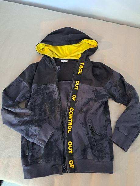 Mikina na zips s kapucnou 140 cm - zn. coccodrillo, coccodrillo,140