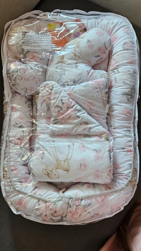 Hniezdo s podložkou, vankúšikom a dečkou, šírka (cm): 55,dĺžka (cm): 80