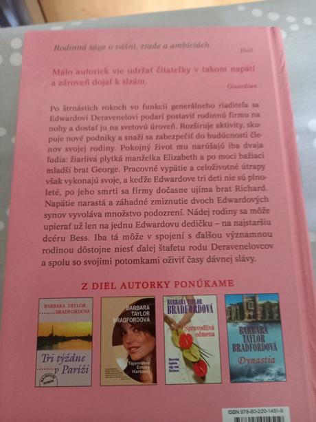 Barbara taylor bradfordova - dedicia, 