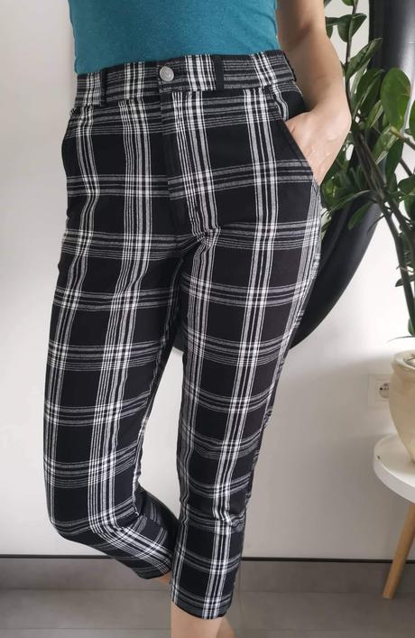 Karované nohavice hollister, hollister,m