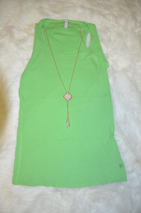Dámske zelené tielko, m