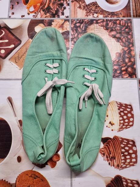 Dámske plátenné tenisky, h&m,41