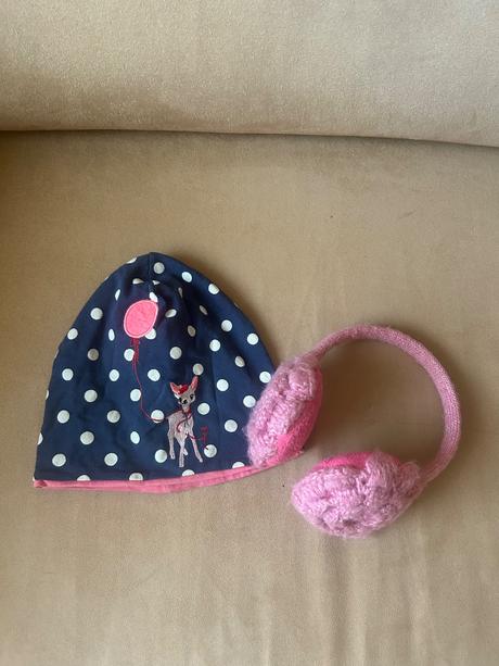 Čiapka a klapky, h&m,128