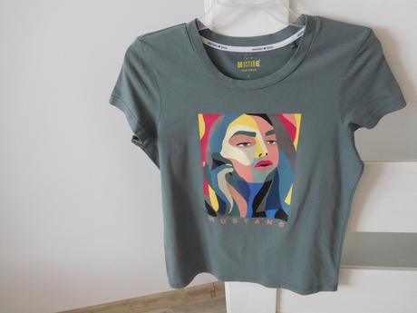 Mustang tričko bavlnené dámske s,, mustang,s