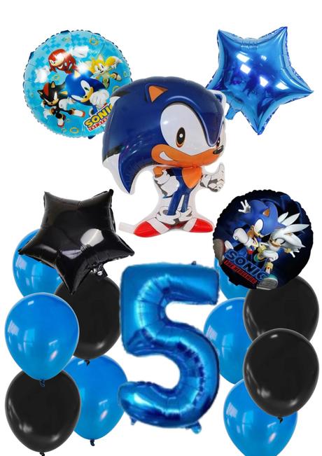 Balóny ježko sonic/knuckles/shadow- až 15/16/17/18, 