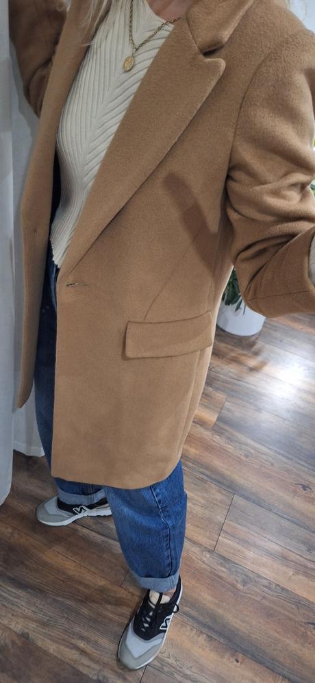 Kabát zara s vlnou 36/38, zara,s