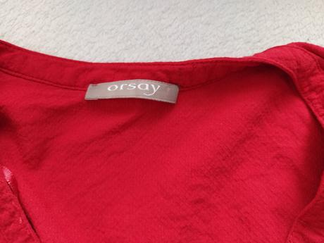 Červená blúzka., orsay,40