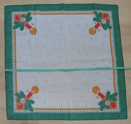 Štvorcový retro obrus, 