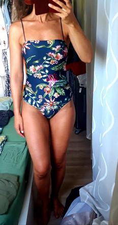 Jednodielne plavky, h&m,38