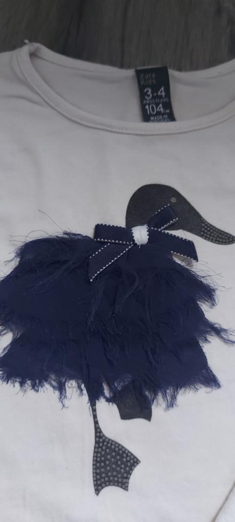 Dievčenské tričká, zara,104
