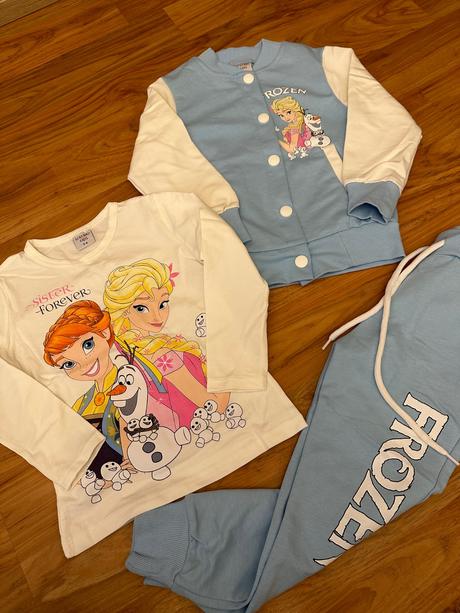 3 dielny set frozen, 98 - 128