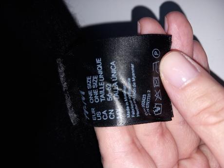 Čierna kašmírová čiapka h&m, h&m