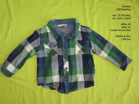 Košeľa, john lewis,86