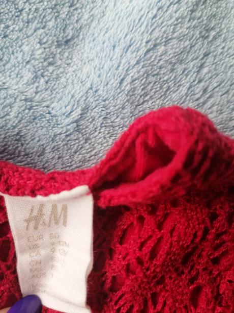 Vianočné šaty, h&m,80