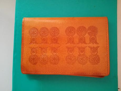 Retro kožená peňaženka,