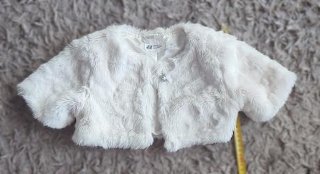 Dievčenské kožušinové bolerko, h&m,116