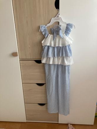 Letný overal tahari girl a gumicka do vlasov masla, 122