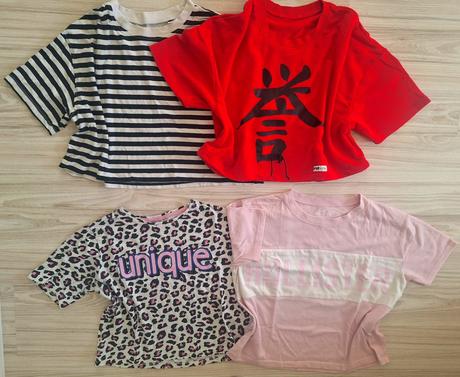 Crop top 1+1 zdarma s-m, new yorker,s