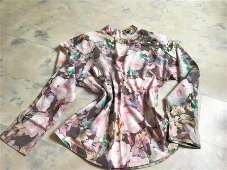 Kvetované princess tričko, l