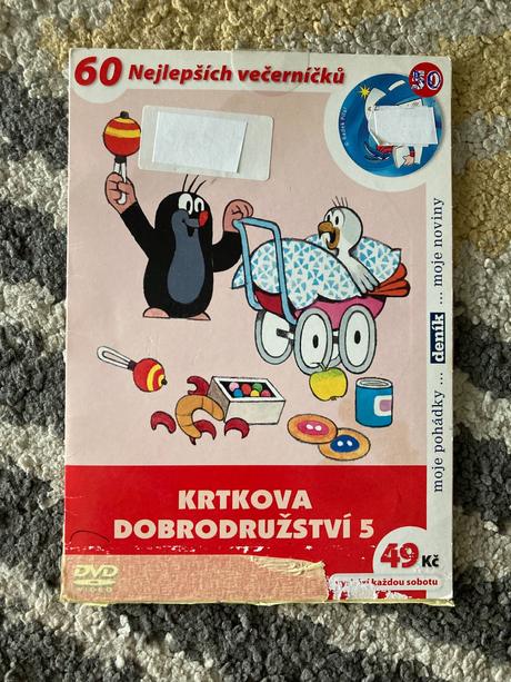Dvd krtkova dobrodružství 6ks, 