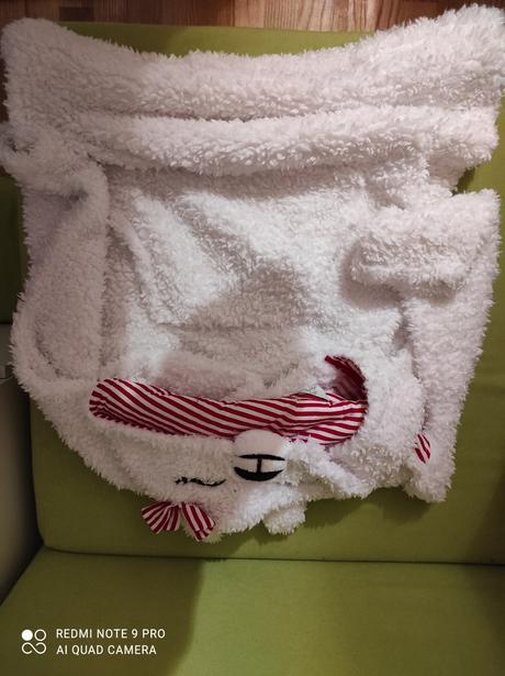 Plysove saty/tunika, s