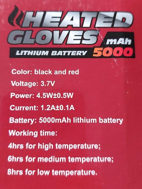 Vyhrievané rukavice,