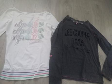 2 tričká cena spolu, lee cooper,xs