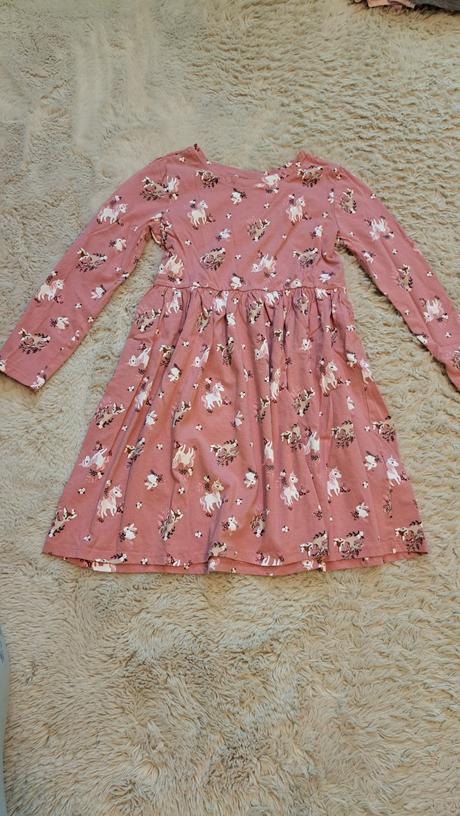 Šaty dlhý rukáv, 128