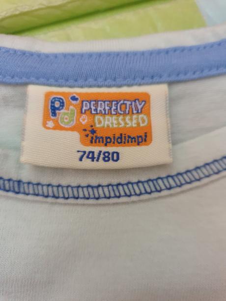 3ks tričko s krátkym rukávom, impidimpi,74