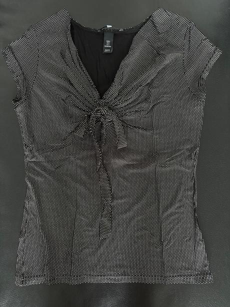 Bodkované tričko, h&m,s