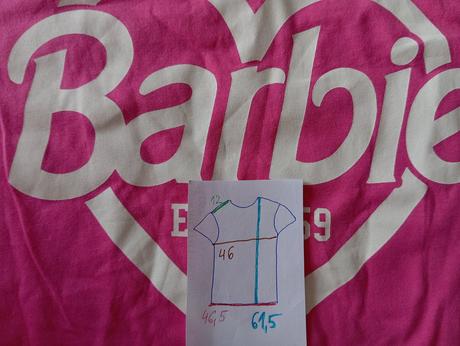 Tričko barbie 2xs, primark,30 / 32 / 34